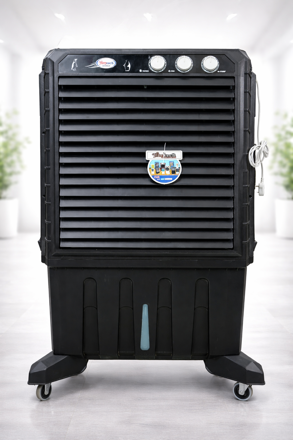 Black Portable Air Cooler In Modern Setting
