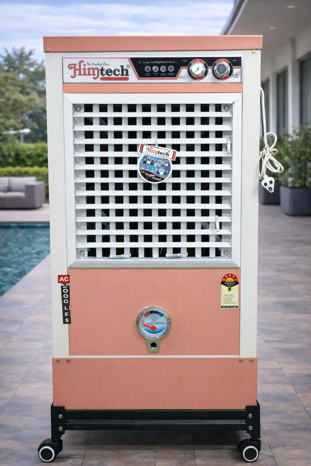 Himtech Air Cooler On Sunny Patio